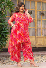 Plus Size Serene Rani Leheriya Sequin Lace Co-ord Set