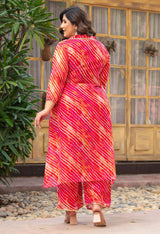 Plus Size Serene Rani Leheriya Sequin Lace Co-ord Set