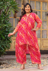 Plus Size Serene Rani Leheriya Sequin Lace Co-ord Set