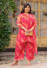 Plus Size Serene Rani Leheriya Sequin Lace Co-ord Set