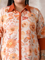 Orange Blossom Dream Rayon Dress