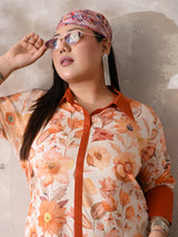 Orange Blossom Dream Rayon Dress
