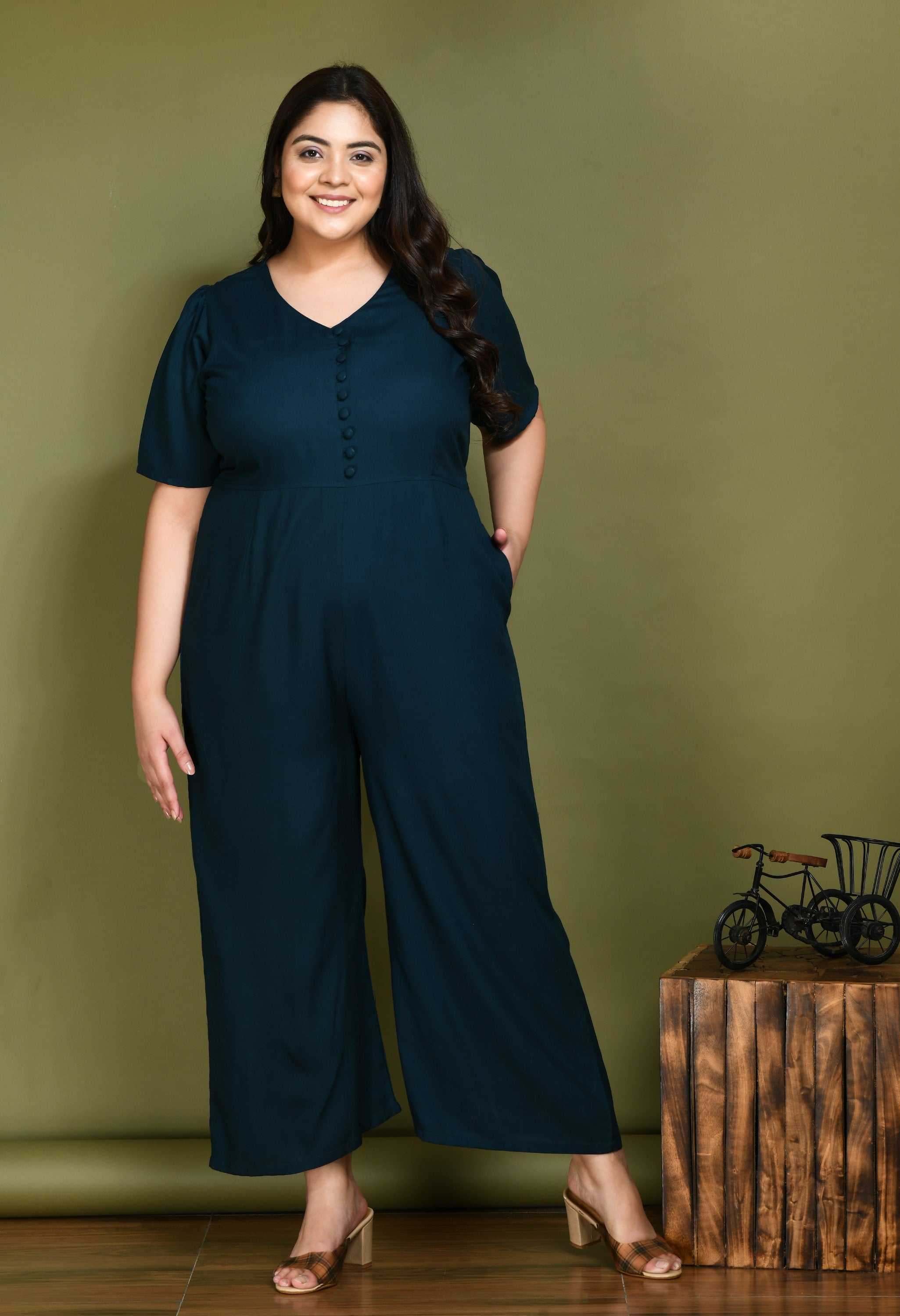 Buy Plus Size Jumpsuit Online In India -  India