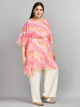 Plus Size Multicolour Mimosa Kaftan Kurta Set