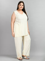 Plus Size Multicolour Mimosa Kaftan Kurta Set