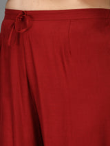 Plus Size Blossom Floral Prints Kurta Palazzo Set