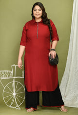 Pretty Pathani Kurta Palazzo Set