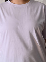 Plus Size Classic Lilac Relaxed Fit T-Shirt