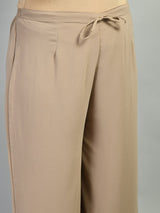 Plus Size Mukaish Embellished Maroon Kurta Set