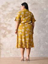 Sunlit Blossom Cotton Dress