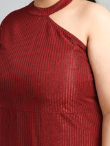 Plus Size Mystique Red Gown