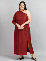 Plus Size Mystique Red Gown