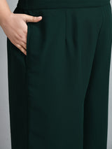 Plus Size Royal Bottle Green Co-ord Set