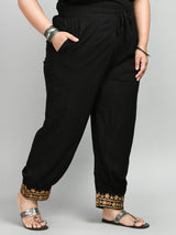 Plus Size Plus Size Aari Black Trousers
