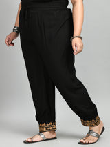 Plus Size Plus Size Aari Black Trousers