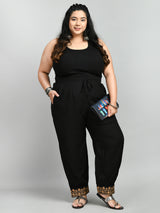 Plus Size Plus Size Aari Black Trousers