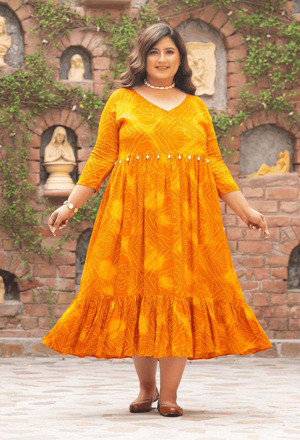 Plus size frock hot sale designs