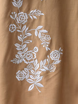Sandstone Grace Embroidered Rayon Dress