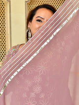 Daisy Lavender Festive Sharara Set with Dupatta