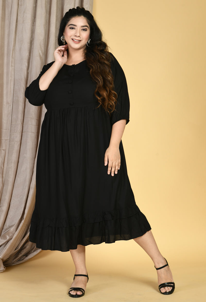 black and white striped dress women Ever-Pretty pretty KIRA|Plus Size Sequin Cape Sleeve V-Neck Summer Formal Wedding Guest Dress In Black Size 20 main image 1