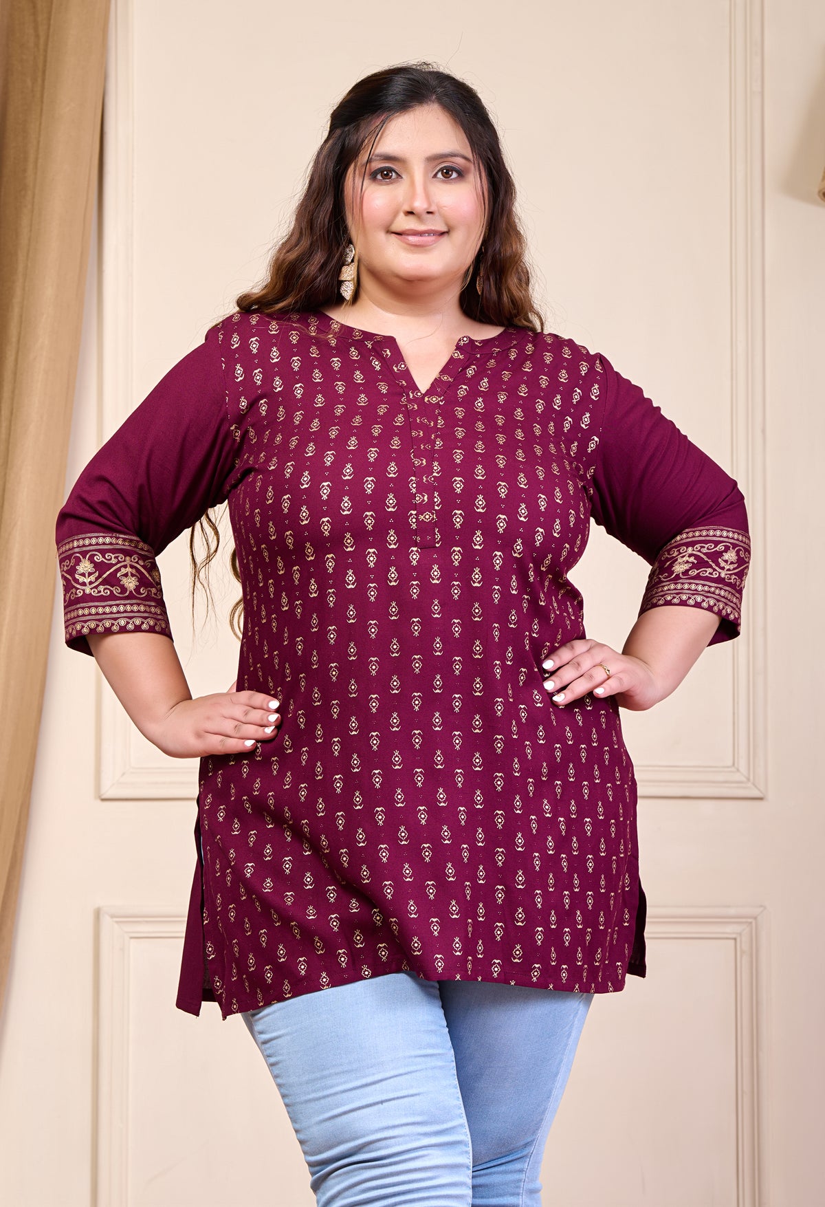 Buy Kurta For Plus Size Women Online in India Desinoor DESINOOR.COM