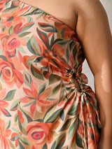 Sienna Bloom One-Shoulder Luxe Summer Dress