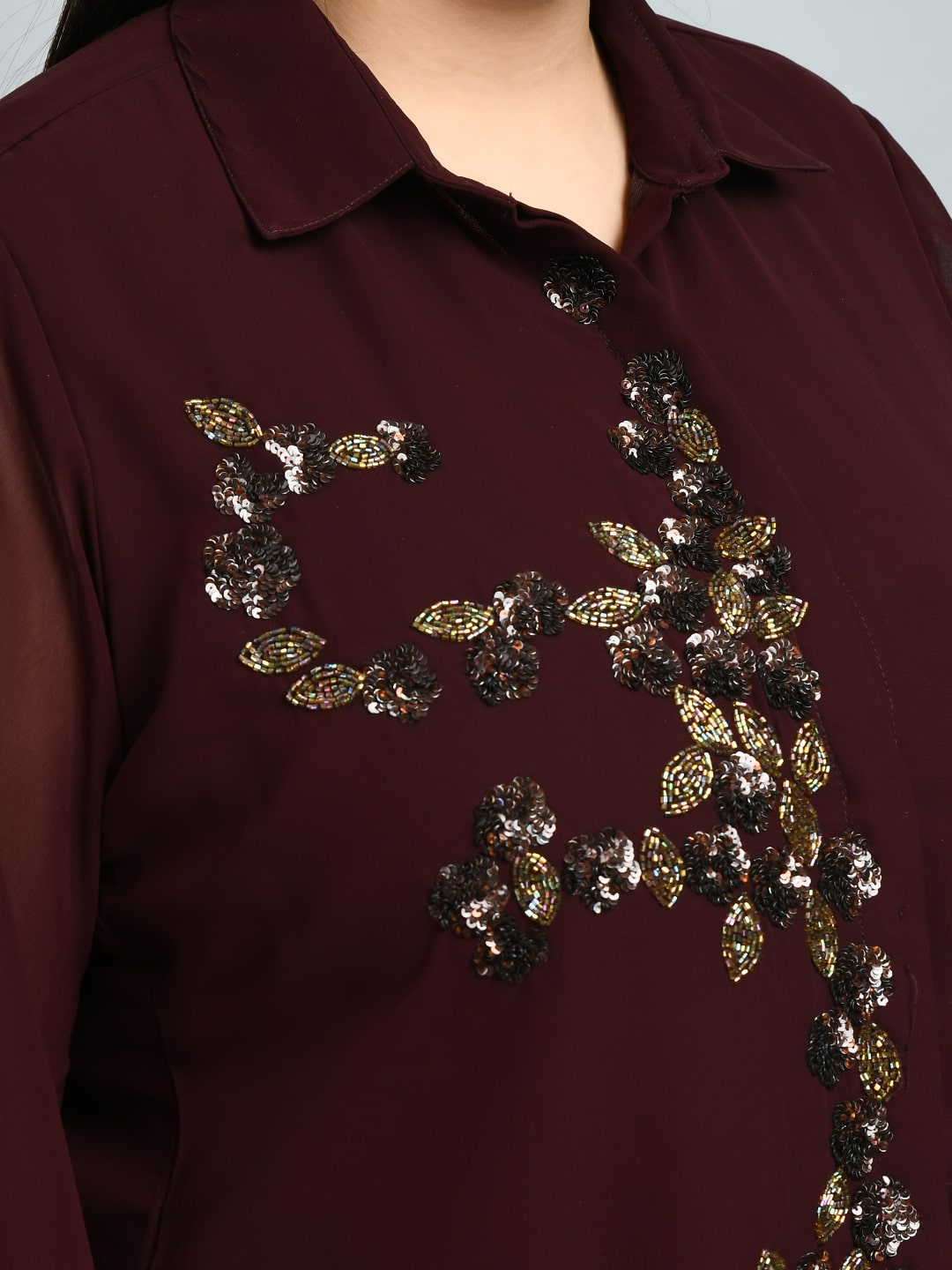 Sequin Partywear Co-ord Set main image 0