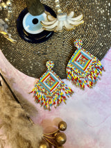 Christiana Multicolored Beaded Earrings