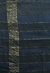Shimmering Teal Blue Swarovski Kurta Pant Set with Dupatta